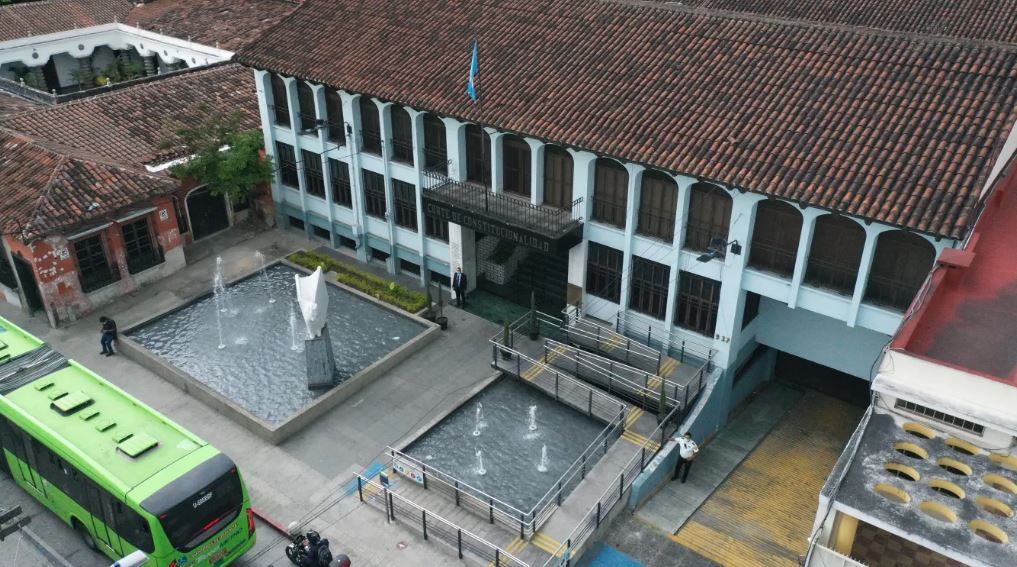 Corte de Constitucionalidad Fachada 2 aérea